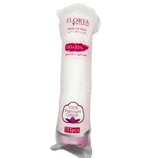 Florya Make-up Cotton pads 100+33% Pcs