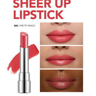 Flormar - Sheer Up Lipstick 005 Pretty Peach