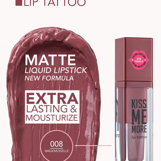 Flormar - Kiss Me More Lip Tattoo 008 Mademoiselle