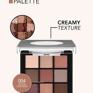 Flormar - Eyeshadow Palette 004 Follow Your Heart