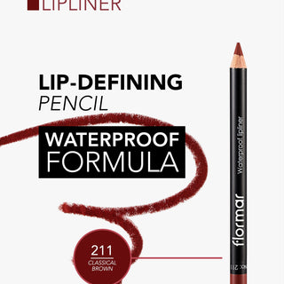 Flormar - Waterproof Lipliner 211 Classical Brown