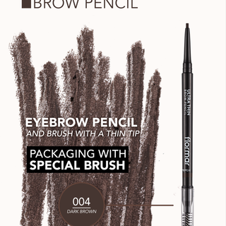 Flormar - Ultra Thin Brow Pencil 04 Dark Brown