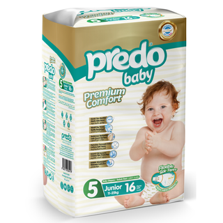 Predo Baby Diapers - JUNIOR Size 5