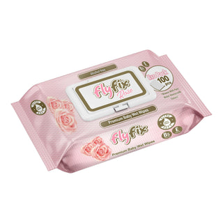 Flyfix wet wipes ROSE - 60Pcs