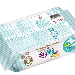 Flyfix wet wipes classic - 100Pcs