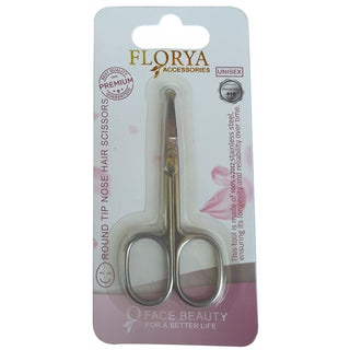 Florya - Round tip Nose scissors