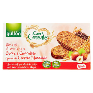 GULLON W/GRAIN-OAT CHOCO SNDWCH 220g