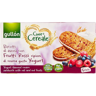 GULLON W/GRAINS SANDWICH YOGURT FRUITS 8x220g