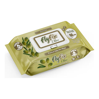 Flyfix wet wipes Olive oil 60 wipes