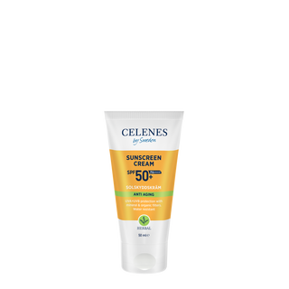 Celenes Herbal Sunscreen Cream SPF50+ ANTI AGING 50ML