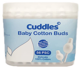 Cuddles Baby Cotton Swabs 56pcs