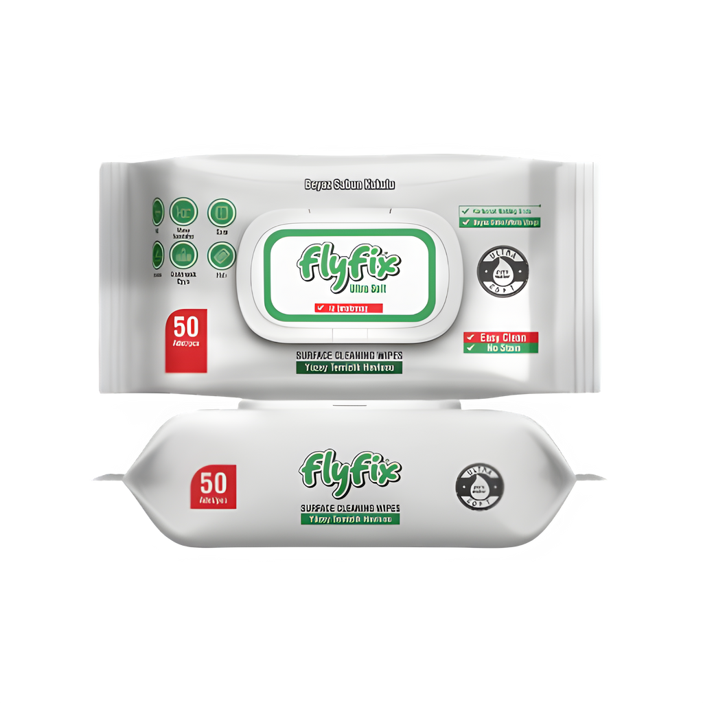 Flyfix wet wipes surface cleaning 50PCs