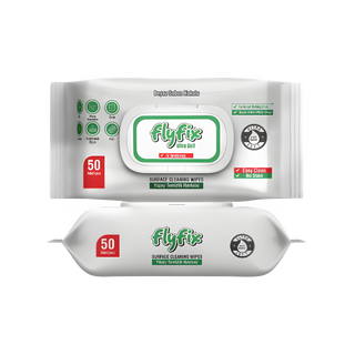 Flyfix wet wipes surface cleaning 50PCs