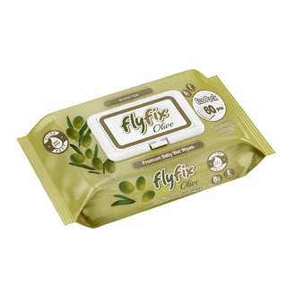 Flyfix wet wipes Olive oil 60 wipes