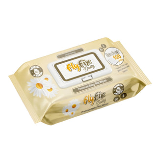 Flyfix wet wipes chamomile - 100pcs