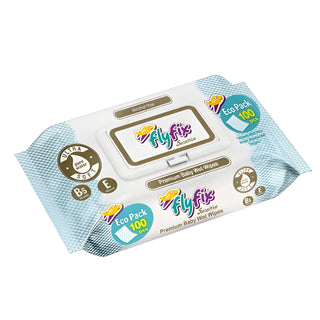 Flyfix wet wipes classic - 100Pcs