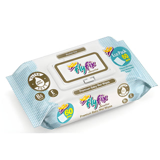 Flyfix wet wipes classic - 60pcs