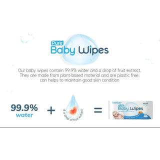 Pure baby wipes