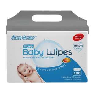 Pure baby wipes 180Pcs - Bundle
