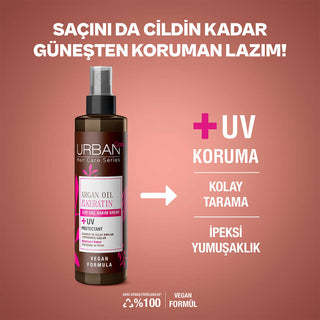 Urban Care - argan oil & keratin leave in conditioner spray (2 phase) 200ml
