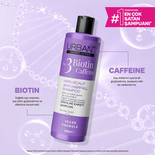 Urban Care - expert biotin & caffein hair + scalp shampoo 350ml