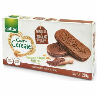 GULLON WHOLE GRAINS CHOCO SNDWCH 200g