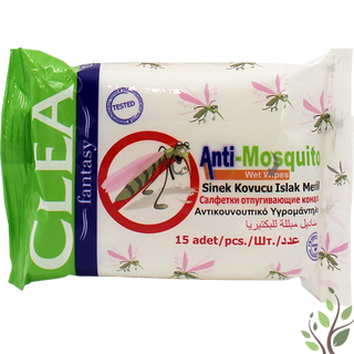 Clea Anti mosquito Wet wipes 15 PCS