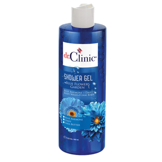 Dr. Clinic Shower Gel - Blue Flowers Garden 400 ml