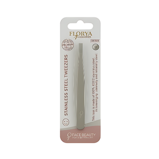 Florya - Stainless steel tweezers - Straight