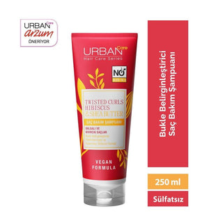 Urban Care -  twisted curls hibiscus & shea butter no sulfate shampoo 250ml